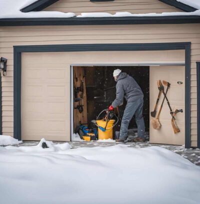 preparing garage for winter