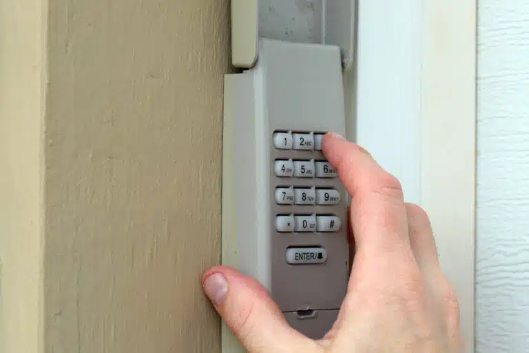 garage door security system